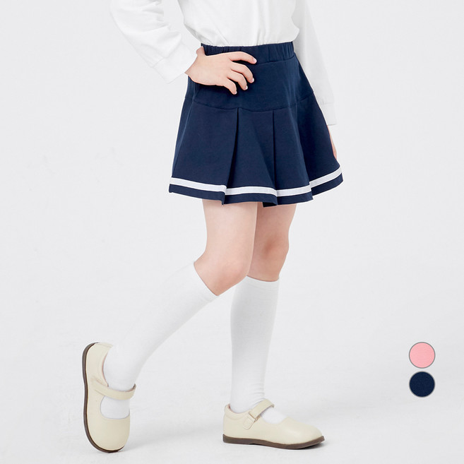 롤리트리 여아 테니스 스커트 레깅스 치마바지