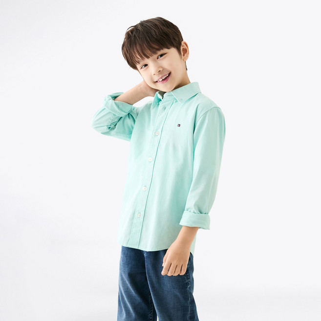 타미힐피거 플래그 옥스포드 셔츠