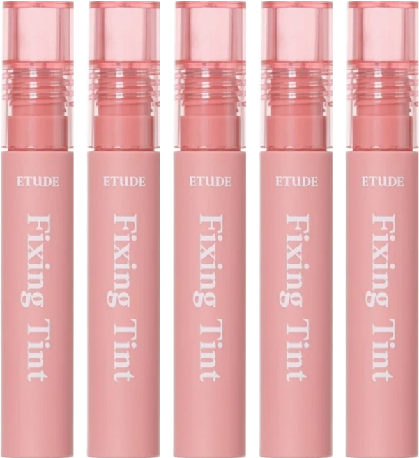 ETUDE Fixing Tint 膜幻濾鏡透感唇霧, 05 煙燻暮色, 5支