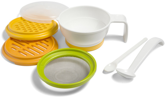 콤비 초기 이유식 조리기 세트, 7p, 1세트, 혼합색상