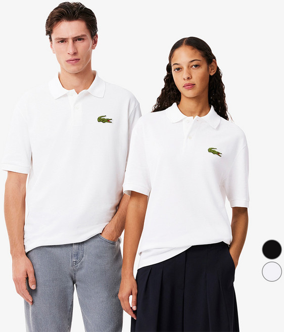 라코스테 남성용 부클 브랜딩 반팔 폴로 면 셔츠 PH2751-55G
