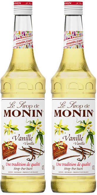 MONIN 莫寧 香草風味糖漿, 700ml, 2瓶