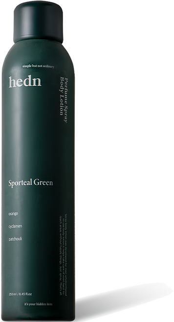 hedn 퍼퓸 스프레이 바디로션 스포틸 그린, 250ml, 1개