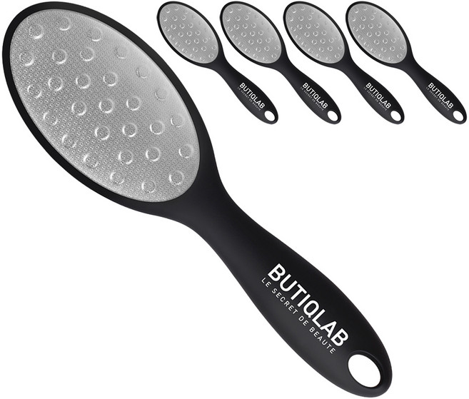 뷰티끄랩 S메탈 풋파일, 매트블랙, 5개, 1개입