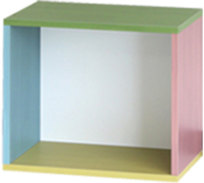 양지가구 공간박스 책장, 오색, 1단