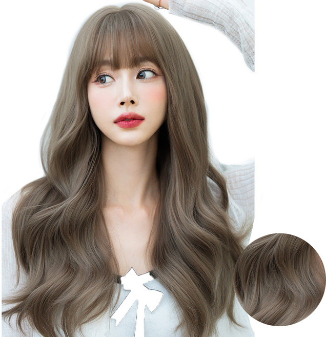 GABAL WITH Barbie Story 全頂假髮 + 髮網組合, 冷棕色, 1個