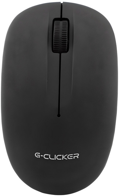 지클릭커 무소음 무선 마우스, GM-W3000, 블랙