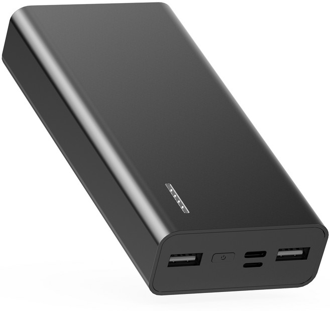 누아트 울트라부스트 고속충전 대용량 보조배터리 20000mAh, 블랙