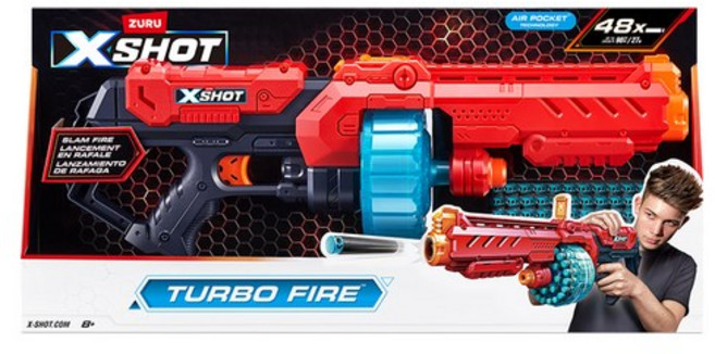 X SHOT Excel 渦輪連發衝鋒槍 20連發, 1個