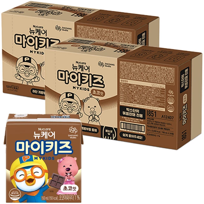 마이키즈 정품 초코맛, 150ml, 48개 - 쿠팡