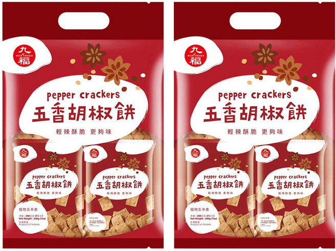 九福 五香胡椒餅, 200g, 2袋