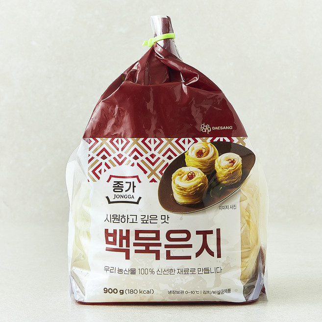 종가 시원하고 깊은 맛 백묵은지, 900g, 1개