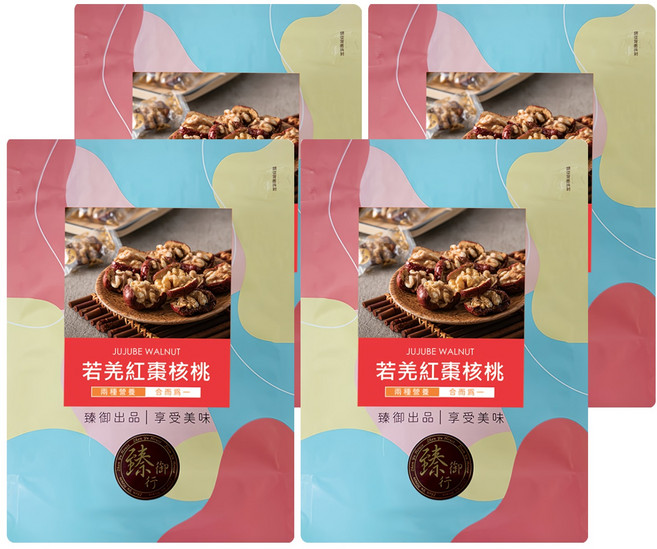 臻御行 若羌紅棗核桃, 4個, 150g