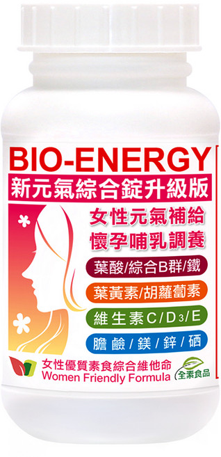 Healthwomen 赫而司 新元氣綜合錠升級版, 60顆, 1罐