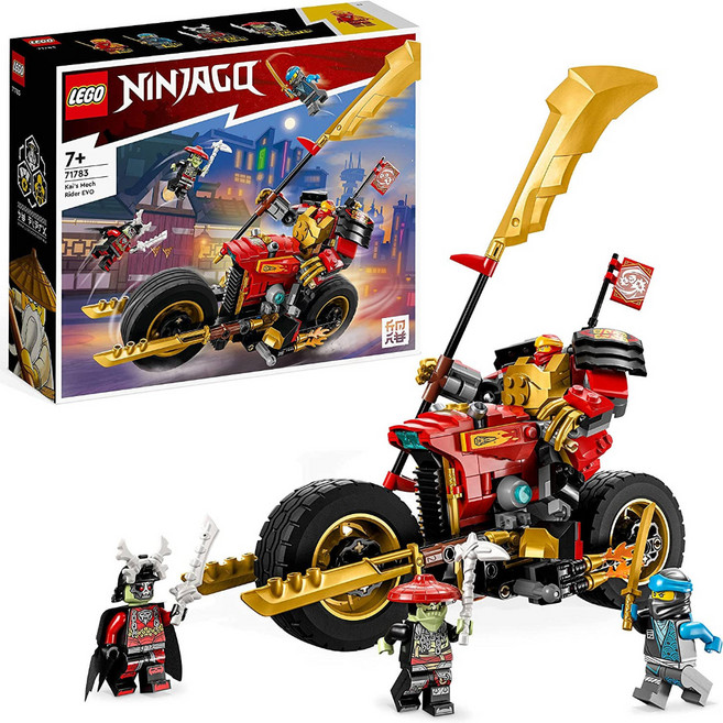 LEGO 樂高 71783 NINJAGO 旋風忍者 赤地的機械人騎士 進化版 可自由拆裝及組合 多功能設計, 旋風忍者,赤地的機械人騎士, 1盒