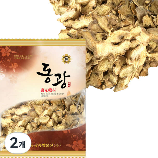 동광한방몰 동광종합물산 건조생강, 300g, 2개