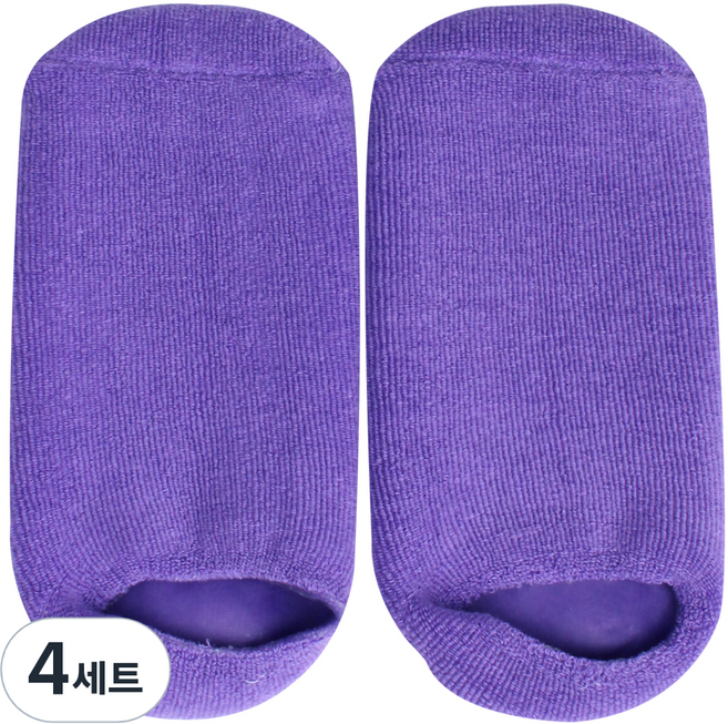 풋인솔 발각질관리 보습양말, 4세트