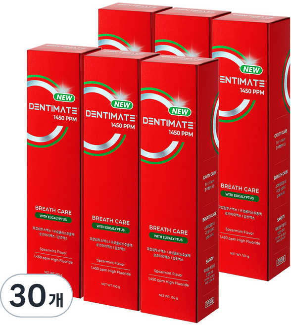 크리오 덴티메이트 뉴 일사오공 구취케어 치약, 150g, 30개