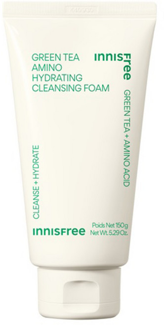 INNISFREE 台灣公司貨 綠茶保濕胺基酸潔面乳, 150g, 1條