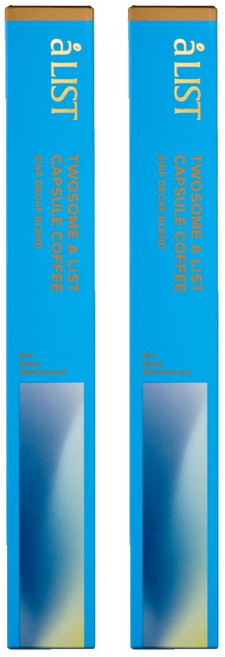 aLIST 캡슐커피 SWP 디카페인 블렌드, 5.1g, 10개입, 2개