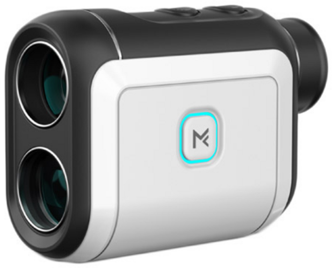 마이캐디 스코프 레이저 거리측정기 + 파우치 세트, MS2, 화이트