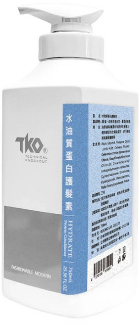 TKO 水油質蛋白護髮素, 750ml, 1個