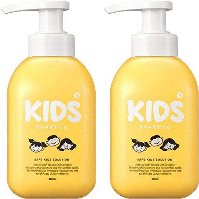 TS 키즈 샴푸, 400ml, 2개