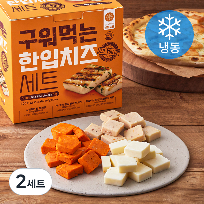구워먹는 한입 치즈 세트 600g (냉동), 2세트
