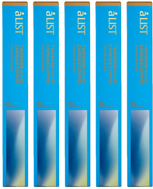 aLIST 캡슐커피 SWP 디카페인 블렌드, 5.1g, 10개입, 5개