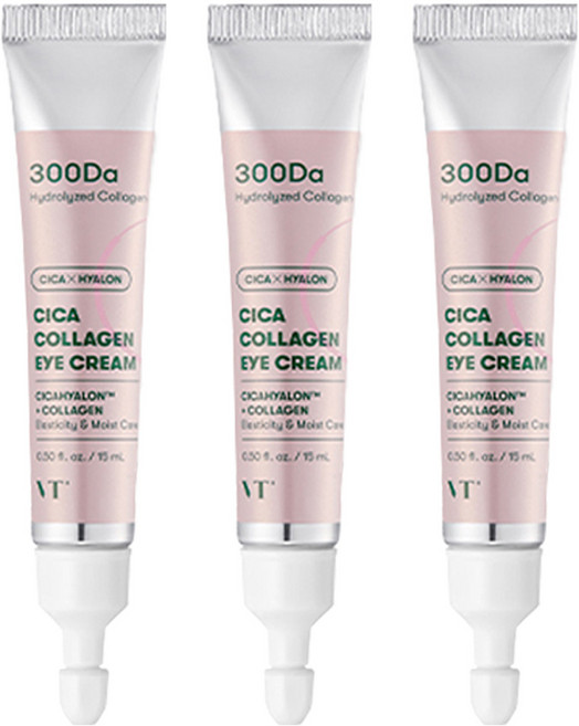 브이티코스메틱 시카 콜라겐 아이크림 리필, 15ml, 3개