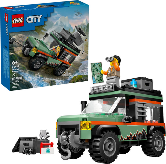 LEGO 60447 城市系列, 山地四驅越野車, 1盒