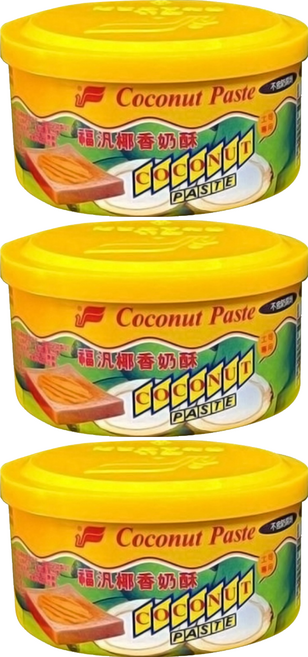 FUFANN 福汎 椰香奶酥, 200g, 3罐