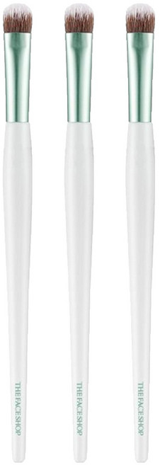 더페이스샵 아이섀도우 미디움 브러쉬, 혼합색상, 3개