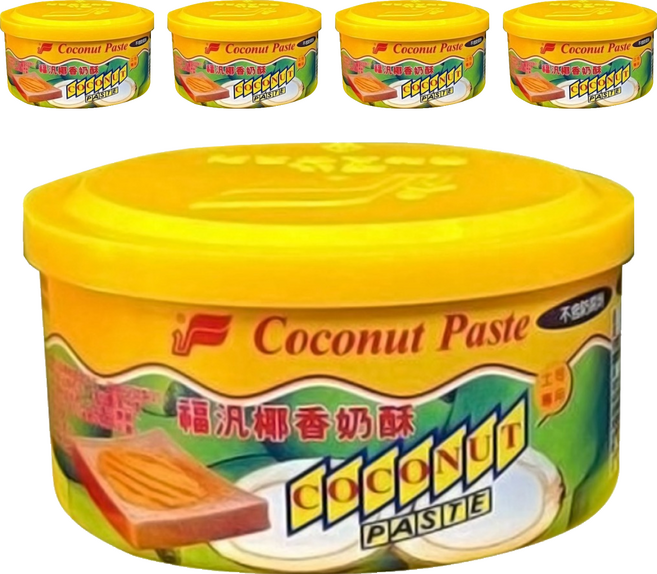 FUFANN 福汎 椰香奶酥, 200g, 5罐