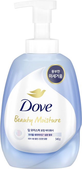 도브 딥 모이스처 포밍 바디워시 은은한 꽃향, 540g, 1개