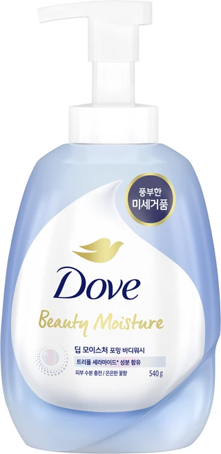 도브 딥 모이스처 포밍 바디워시 은은한 꽃향, 540g, 1개 - 쿠팡