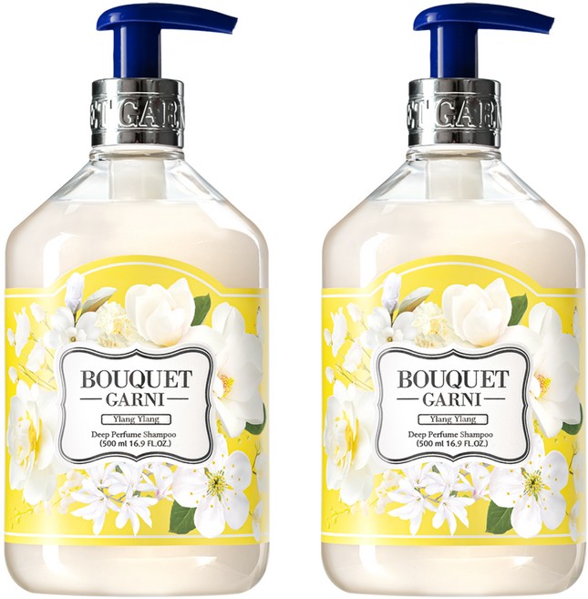 부케가르니 딥퍼퓸 샴푸 일랑일랑, 500ml, 2개