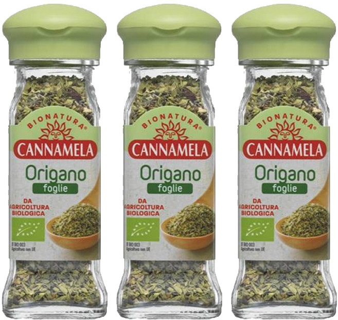칸나멜라 유기농 오레가노, 10g, 3개