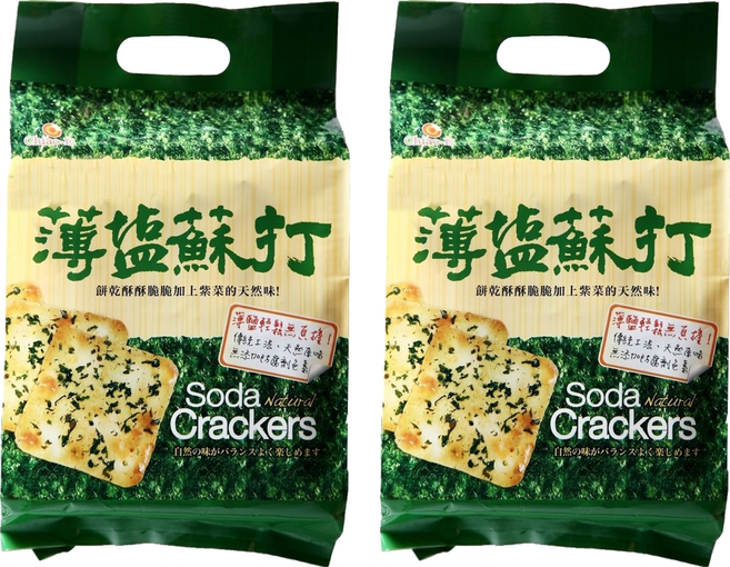 Chiao-E 巧益 薄鹽蘇打餅, 234g, 2包