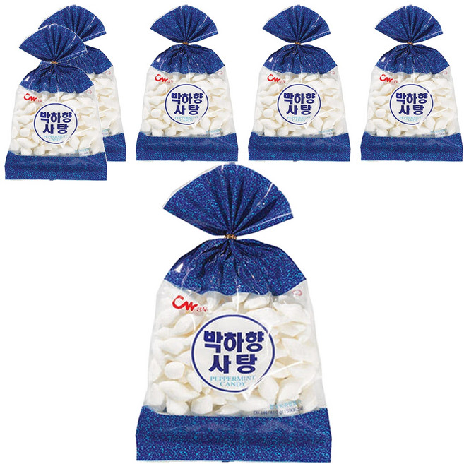 청우식품 박하향 사탕, 410g, 6개