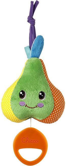 chicco 繽紛彩梨音樂拉鈴 0個月以上, 多色, 1個