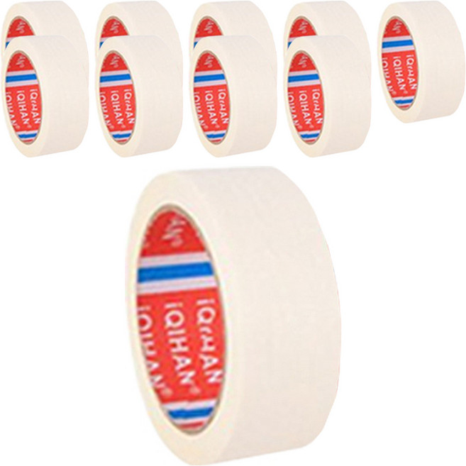 iQIHAN 다다 마스킹테이프 40 mm x 20 m, 10개
