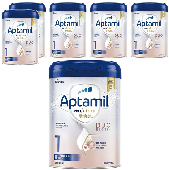 Aptamil Profutura 嬰兒配方奶粉 0~12個月, 800g, 6罐