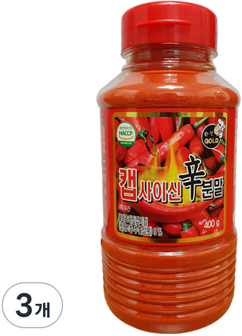 DOOWON 辣椒粉, 400g, 3罐