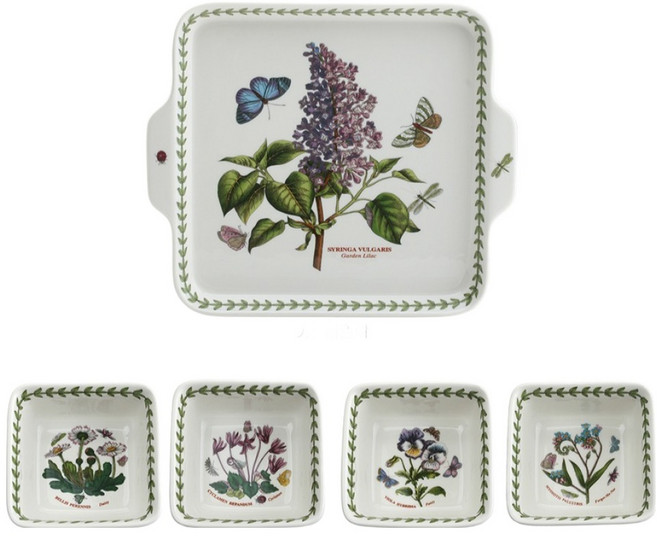 포트메리온 악센트 볼 세트, 1개, 접시 1p + 미니볼 4p, 혼합색상