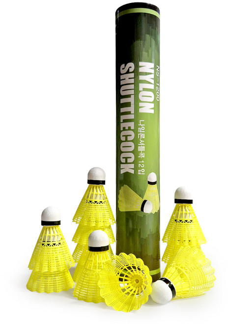 세베로 나일론 배드민턴 셔틀콕 NS1200, 12개입, 1개