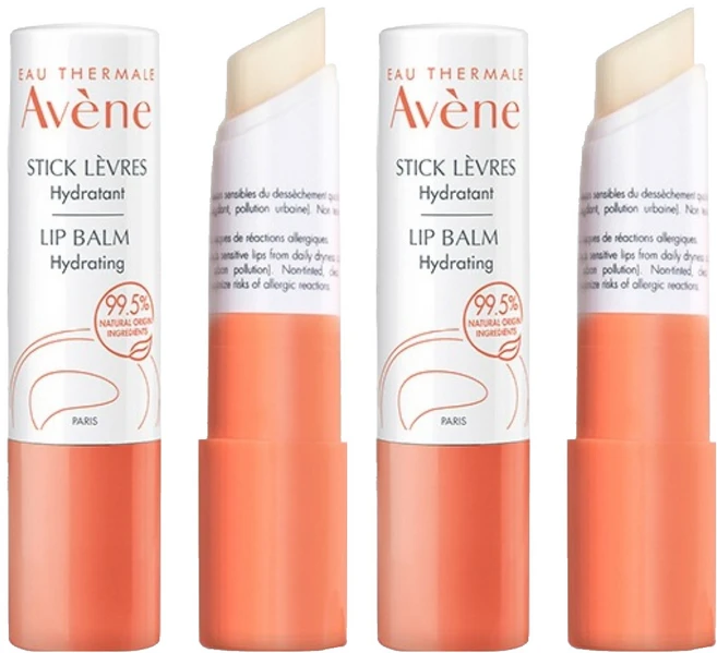 아벤느 콜드크림 하이드레이팅 립밤, 투명, 4g, 2개 - 쿠팡