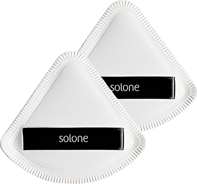 Solone 訂製舒芙蕾海綿, 扇形, 2個