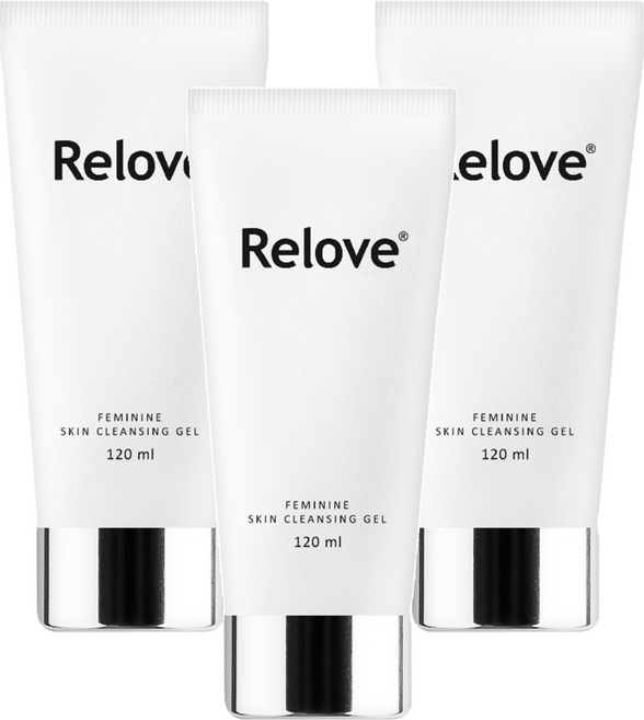 Relove 胺基酸私密潔淨凝露, 120ml, 3條