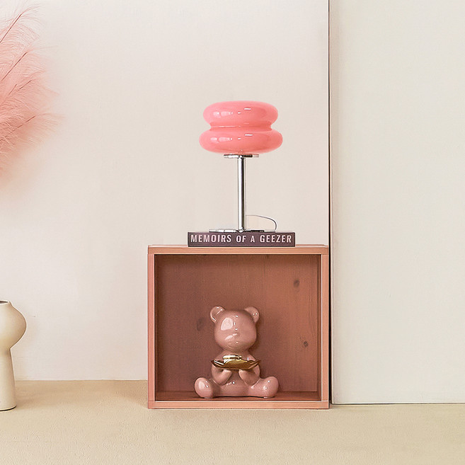 양지가구 공간박스 책장, 진달래, 1단